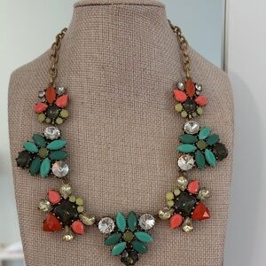 Stella & Dot Multicolor Floral Necklace